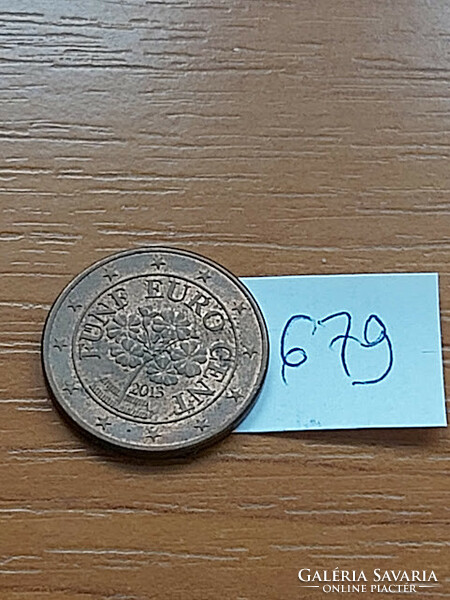 Austria 5 euro cent 2013 primrose 679