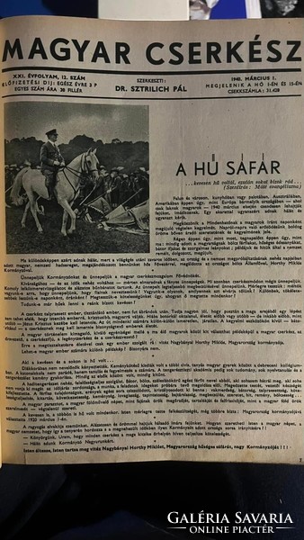 Old bound Hungarian scout publications for sale.