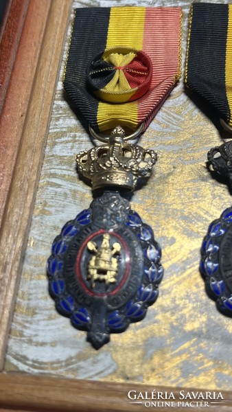 A collection of 10 Belgian medals for sale