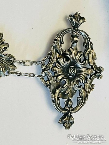 German (Bavarian) hunting ornament made of 800 silver