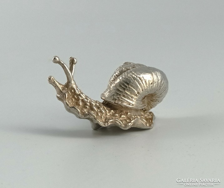 Silver figure, snail
