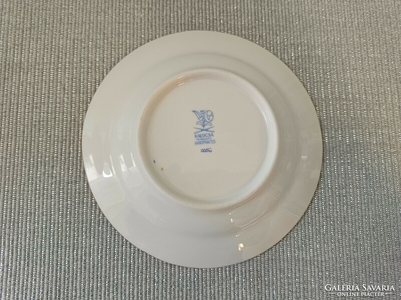 Porcelain small plate with Kalocsa pattern