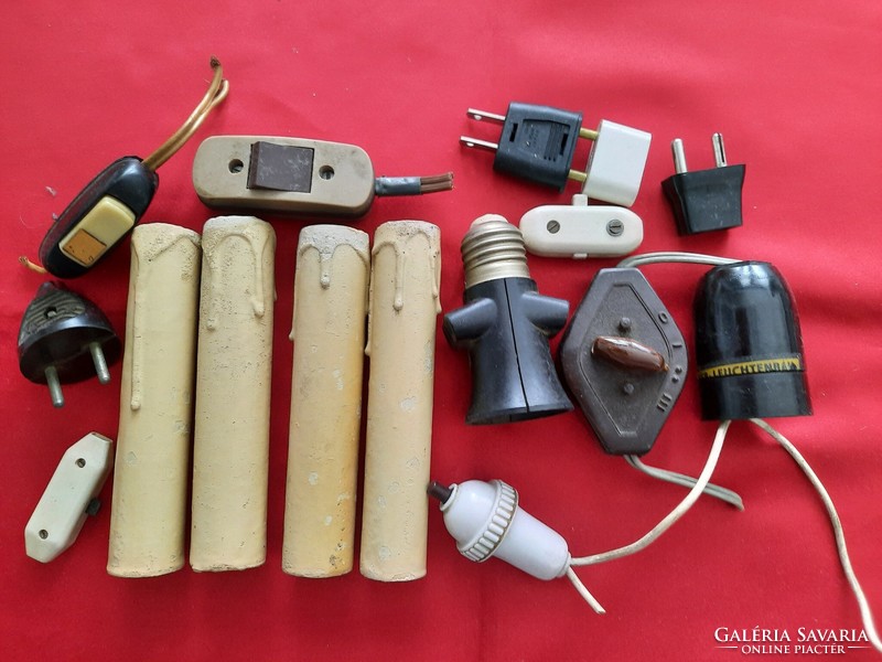 Lamp parts, switches