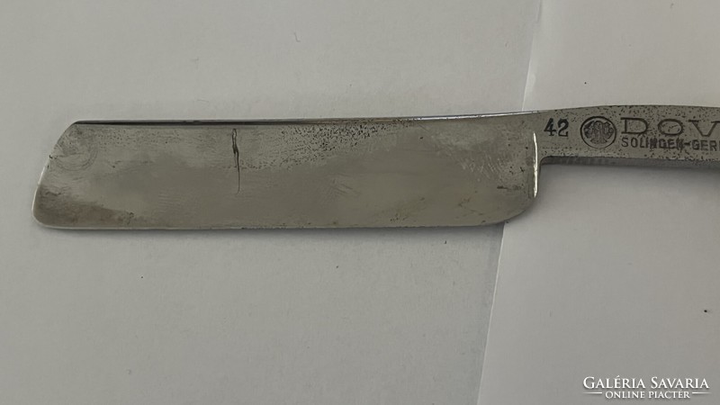 An old straight razor for sale, dovo solingen 42 fritz bracht! (Swedish steel, German precision)