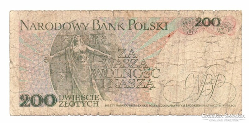 200 Złoty 1986 Poland