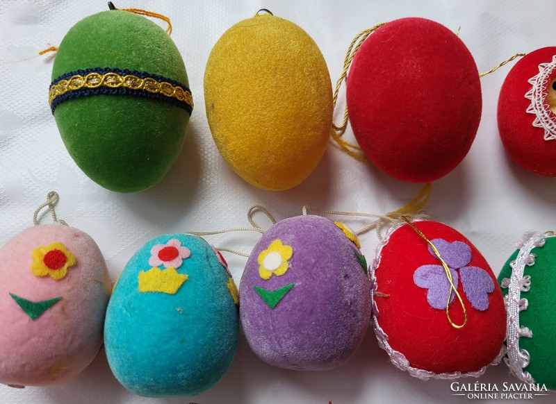 Régi húsvéti tojás csomag dekoráció kellék dísz