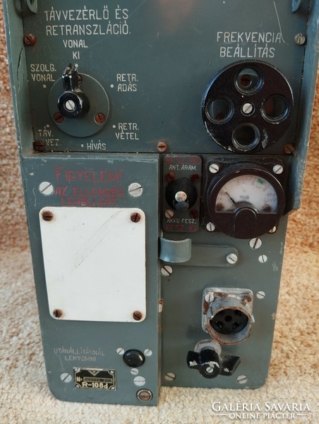 Old Russian Soviet military radio (r-108d)