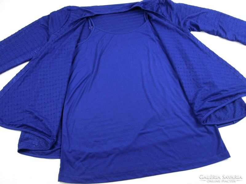 Original ulla popken (l / xl) elegant long-sleeved women's jersey cardigan top