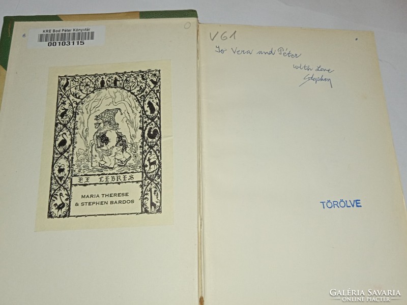 Gábor Vaszary - Montpi - 1935 - with ex libris - Canadian-Hungarian house library Dr János Halász