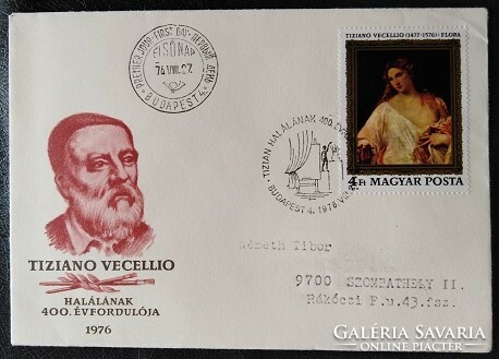 FF3126 / 1976 Tiziano  bélyeg FDC-n futott