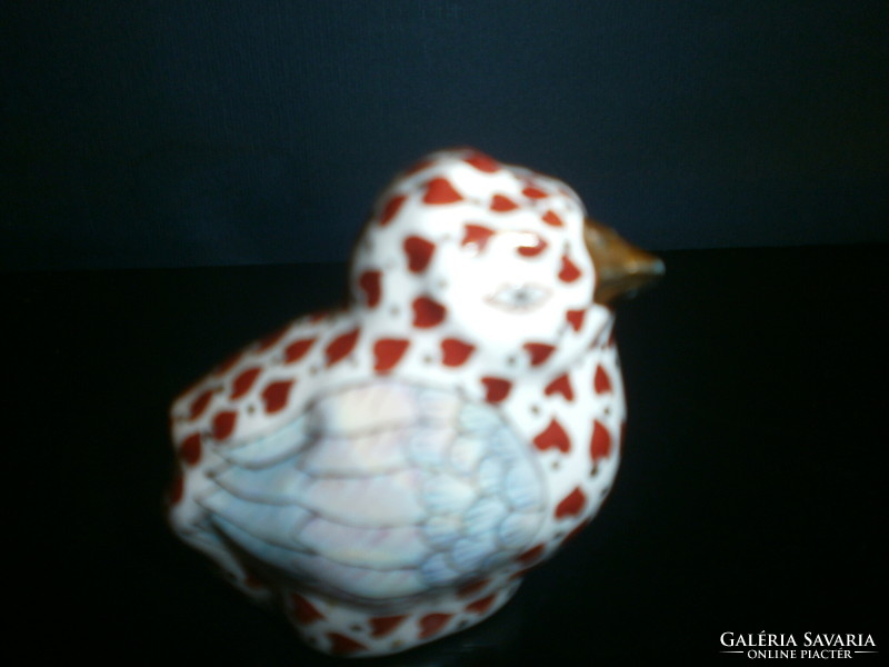 Chicken figurine 6 cm high non-Herend wagon porcelain.