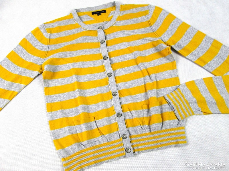 Original tommy hilfiger (m) elastic women's long sleeve button cardigan top