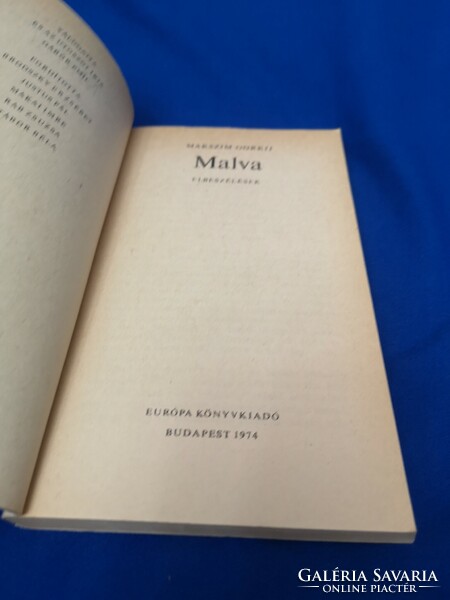 Gorky, Maxim Malva - stories