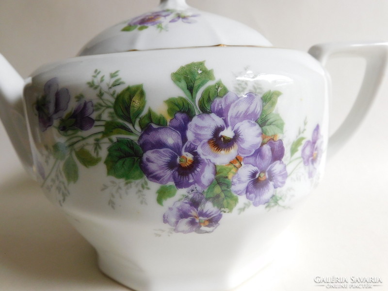 Antique violet pattern jug/spout
