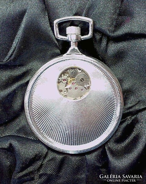 Retro mechanical pocket watch in gift packaging. Heritage Collection, Boston