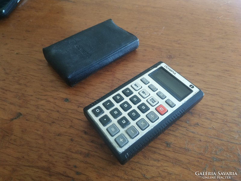 Retro led olympics pocket calculator