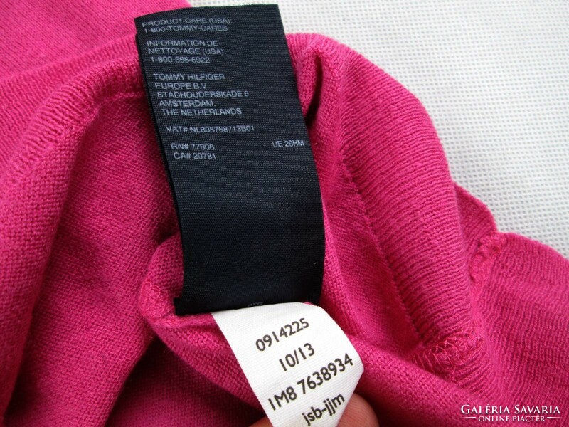 Original tommy hilfiger (s) 3/4 sleeve women's thin cardigan top
