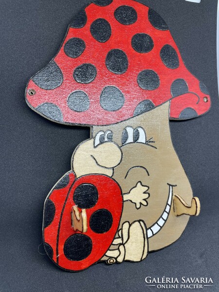 Ladybug the mushroom wall key holder