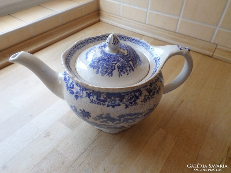 Wood & Sons régi angol porcelán teáskanna kiöntő