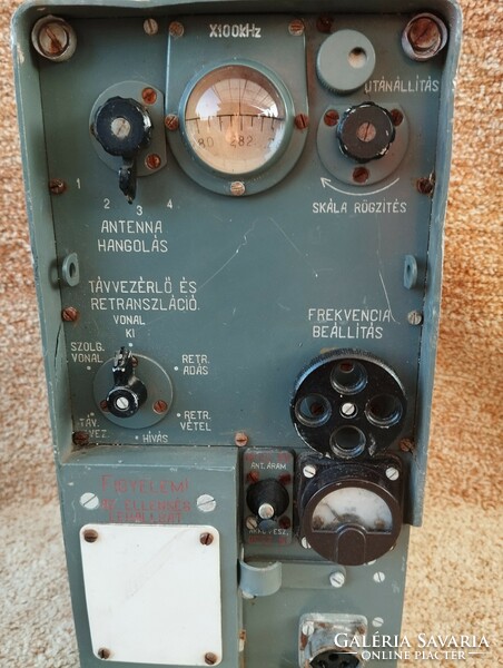 Old Russian Soviet military radio (r-108d)