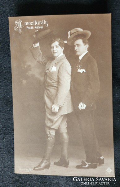 Approx. 1913 Fedák sari diva prima donna + Márton Rátkai photo sheet 