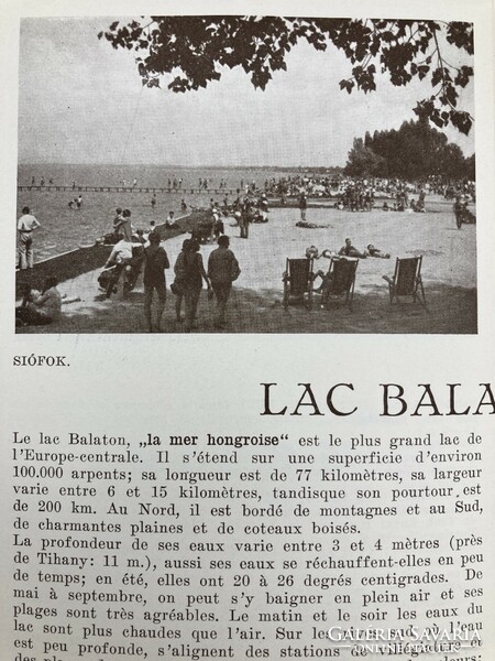 Balaton, Hongrie - 1930-as évek képes idegenforgalmi kiadványa