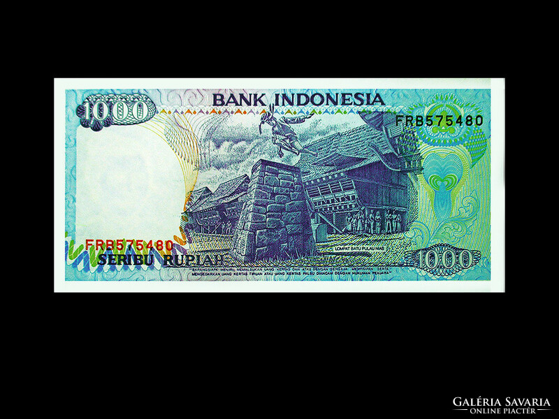Unc - 1000 rupiah - Indonesia - 1992 (portrait watermarked!)