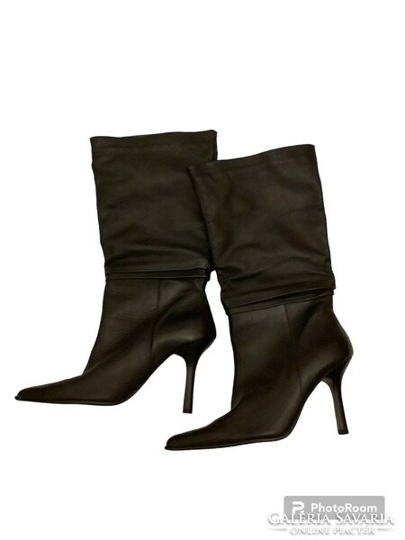 Pure leather stylish boots 38