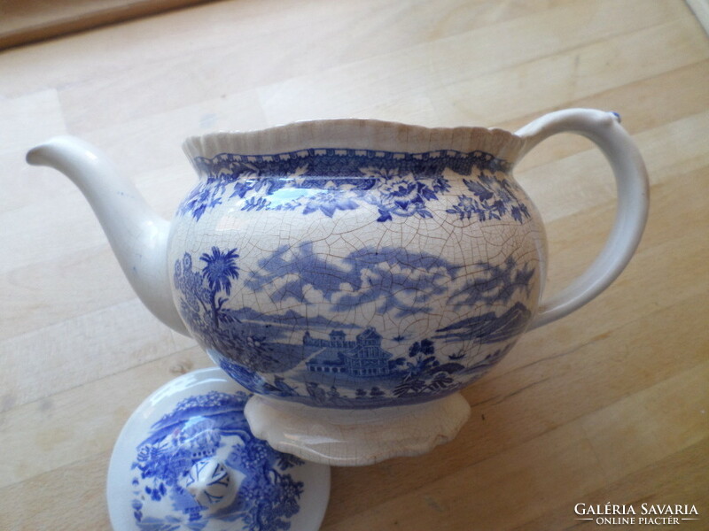 Wood & Sons régi angol porcelán teáskanna kiöntő