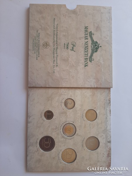 Attila József traffic line 2005 in decorative case, coins of Hungary