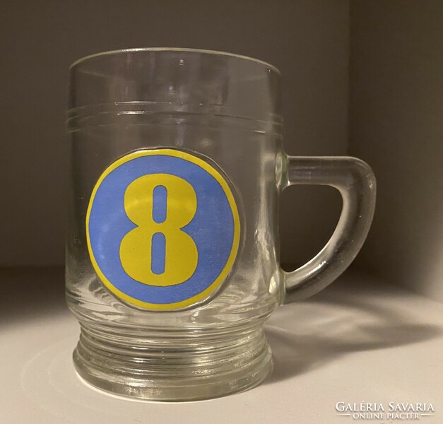 Numbered set of children's glass Ovis mugs with the numbers in the picture. The price applies to 1 piece.