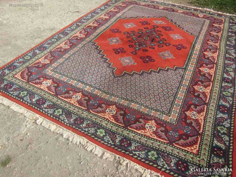 Óriás tunéziai berber kézi csomózású szőnyeg, perzsaszőnyeg, nappali szőnyeg 2,5 x 3,5 méter