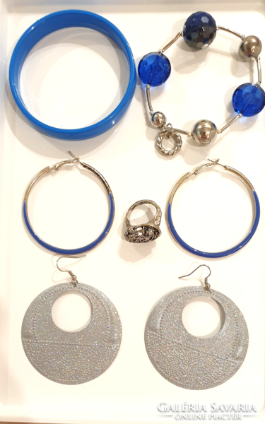 Older bracelets, earrings, rings