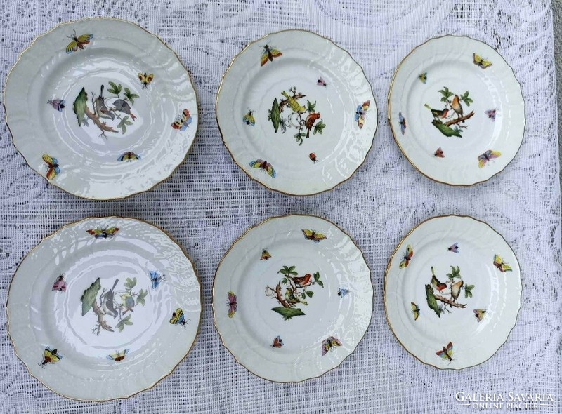 Herend Rothschild patterned plates