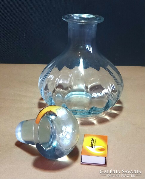 Óriás gömb dugós üveg ALKUDHATÓ Art deco design