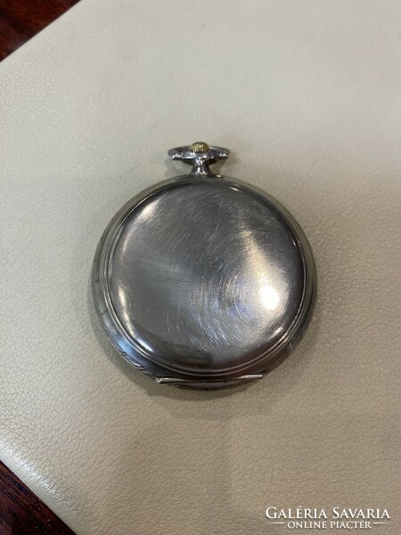 Omega pocket watch, steel case! From the 1940s!