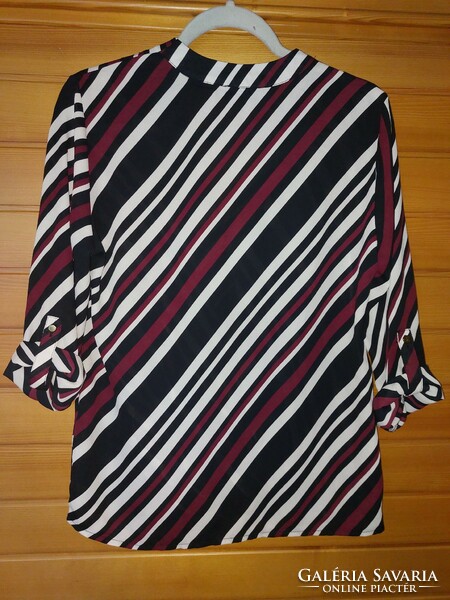 F&f striped top, blouse new size m