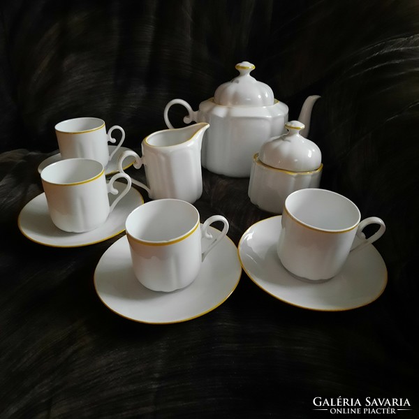 Alba Julia Romanian porcelain tea set