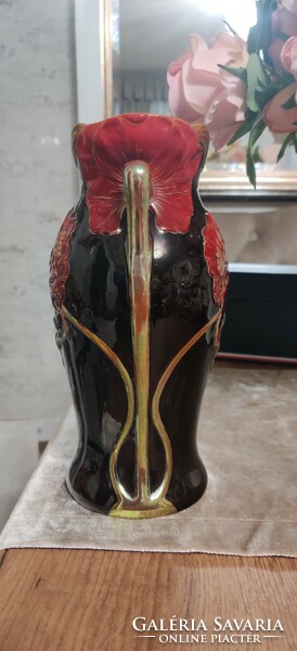 Zsolnay multicolored eosin vase