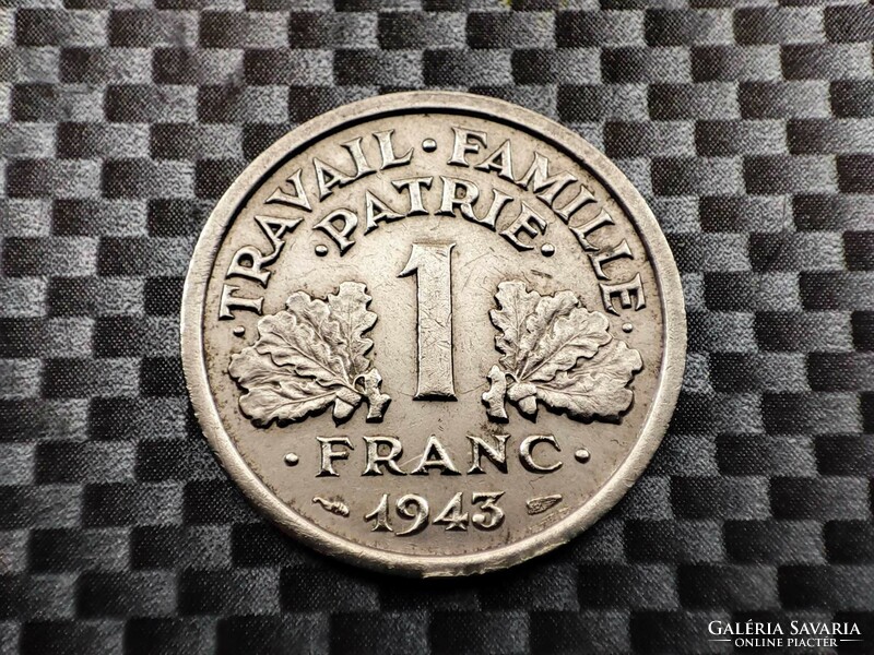 Franciaország 1 frank, 1943