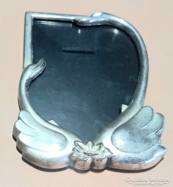 Silver-plated art nouveau picture frame, negotiable design