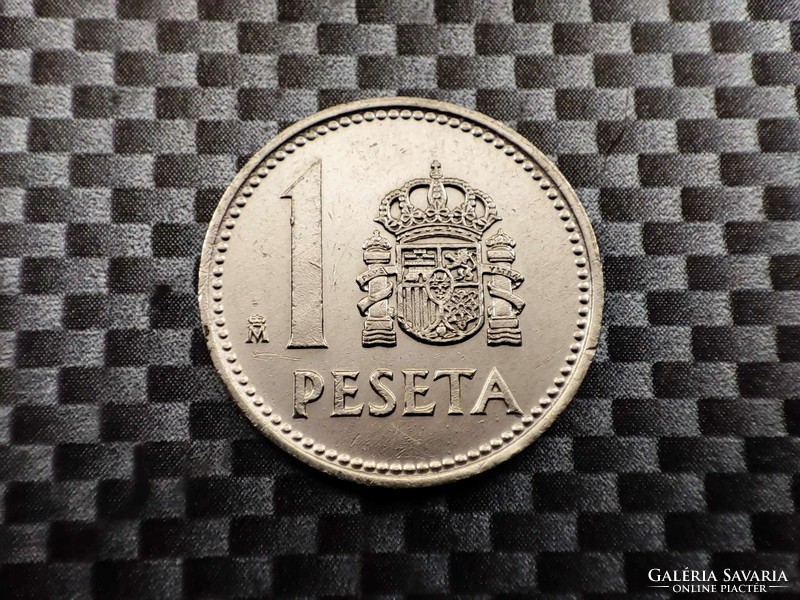 Spain 1 peseta, 1986