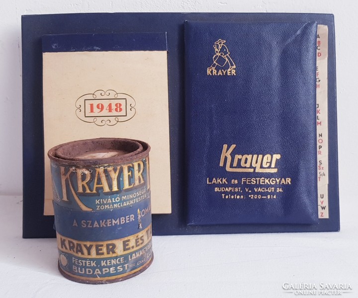 Krayer email and partner 1948 paint, varnish and lacquer factory Budapest - Újpest