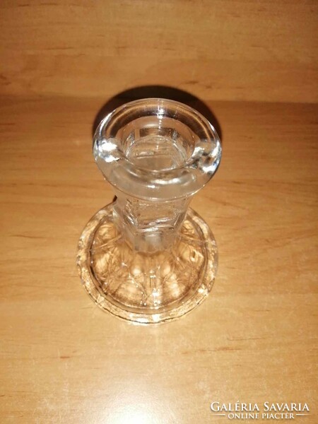 Üveg gyertyatartó 10 cm magas (27/d)