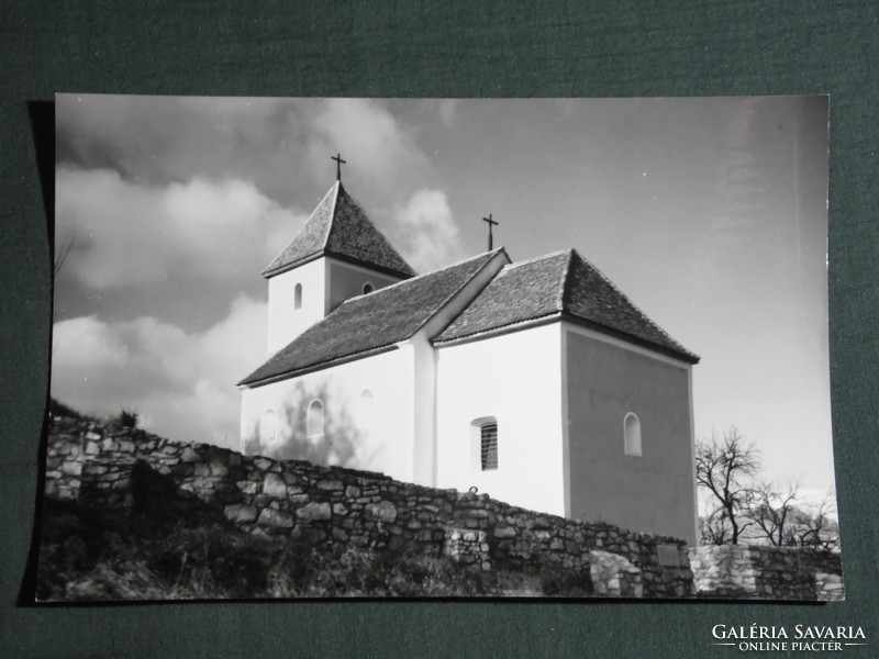 Képeslap,Postcard, Mecseknádasd, Szent István kápolna, látkép részlet, 1970-80
