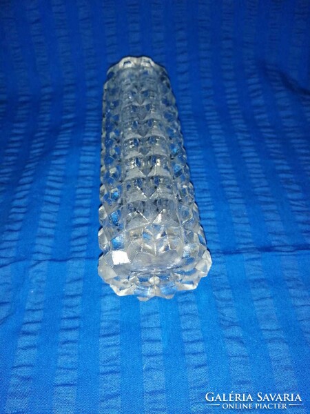 Retro üveg váza 17 cm (A7)