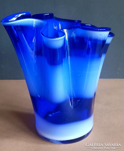 Art deco Italy Murano üveg váza ALKUDHATÓ