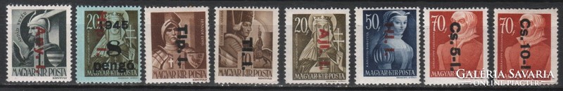 Magyar Postatiszta 2189 MPIK 898-907 falcos    Kat. ár   200 Ft