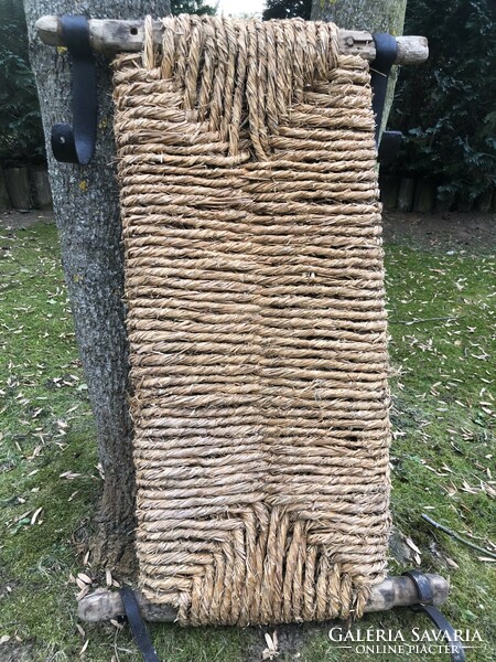 Gyékény fonott Szekérülés, Fonott gyékény szék, Fali dekoráció