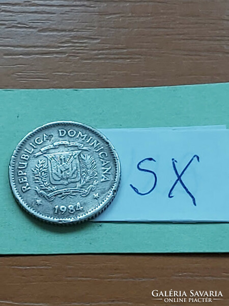 Dominica 10 centavos 1984 copper-nickel, duarte sx